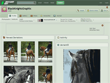 Tablet Screenshot of blackknightsgraphix.deviantart.com