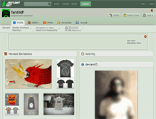 Tablet Screenshot of farshidf.deviantart.com