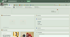 Desktop Screenshot of draxila.deviantart.com
