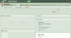 Desktop Screenshot of leekspinplz.deviantart.com