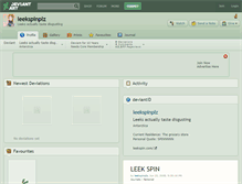 Tablet Screenshot of leekspinplz.deviantart.com
