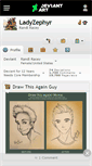 Mobile Screenshot of ladyzephyr.deviantart.com