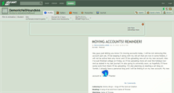 Desktop Screenshot of demonichellhound666.deviantart.com