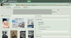 Desktop Screenshot of myownself.deviantart.com
