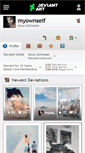 Mobile Screenshot of myownself.deviantart.com