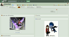 Desktop Screenshot of crimsonvip3r.deviantart.com