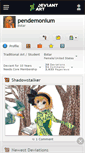 Mobile Screenshot of pendemonium.deviantart.com