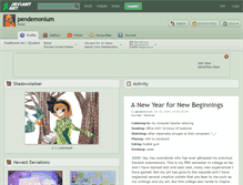 Tablet Screenshot of pendemonium.deviantart.com
