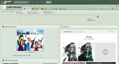Desktop Screenshot of conde-milenario.deviantart.com