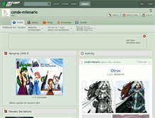 Tablet Screenshot of conde-milenario.deviantart.com