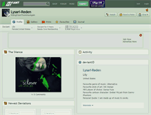 Tablet Screenshot of lysari-reden.deviantart.com