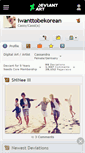 Mobile Screenshot of iwanttobekorean.deviantart.com