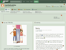 Tablet Screenshot of camihellcatsfan.deviantart.com