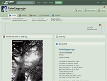 Tablet Screenshot of fueledbygeorgie.deviantart.com