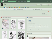 Tablet Screenshot of gapf.deviantart.com