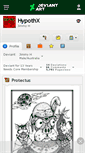 Mobile Screenshot of hypothx.deviantart.com