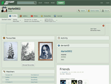 Tablet Screenshot of marte0002.deviantart.com