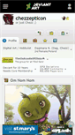 Mobile Screenshot of chezzepticon.deviantart.com