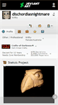 Mobile Screenshot of dischordiasnightmare.deviantart.com