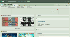 Desktop Screenshot of colorless-words.deviantart.com