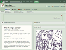 Tablet Screenshot of dianecrow.deviantart.com