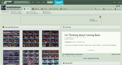 Desktop Screenshot of analyticalactor.deviantart.com
