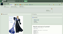 Desktop Screenshot of demyx-club.deviantart.com