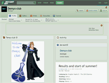 Tablet Screenshot of demyx-club.deviantart.com