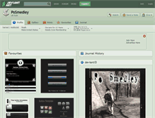 Tablet Screenshot of posmedley.deviantart.com