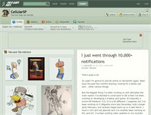 Tablet Screenshot of cellularsp.deviantart.com