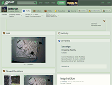 Tablet Screenshot of lostreign.deviantart.com