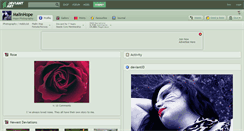 Desktop Screenshot of malinhope.deviantart.com