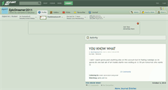 Desktop Screenshot of epicdreamer2011.deviantart.com