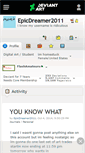 Mobile Screenshot of epicdreamer2011.deviantart.com