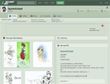 Tablet Screenshot of laurenicloser.deviantart.com