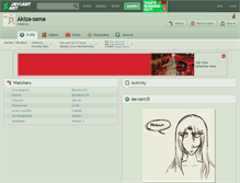 Tablet Screenshot of akiza-sama.deviantart.com