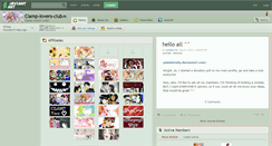 Desktop Screenshot of clamp-lovers-club.deviantart.com