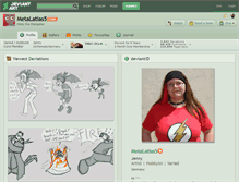 Tablet Screenshot of metalatias5.deviantart.com