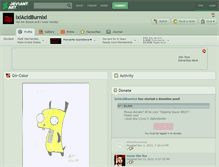 Tablet Screenshot of ixiacidburnixi.deviantart.com