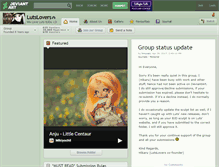 Tablet Screenshot of lutslovers.deviantart.com