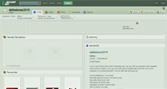 Desktop Screenshot of dallastexas2010.deviantart.com