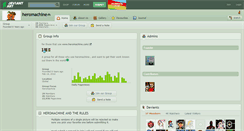 Desktop Screenshot of heromachine.deviantart.com