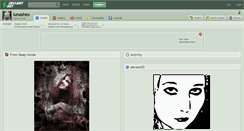 Desktop Screenshot of lunashex.deviantart.com