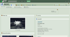 Desktop Screenshot of calandryll.deviantart.com