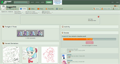 Desktop Screenshot of doggie999.deviantart.com
