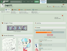 Tablet Screenshot of doggie999.deviantart.com