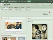Tablet Screenshot of jojo-hell88.deviantart.com