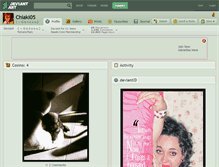 Tablet Screenshot of chiaki05.deviantart.com