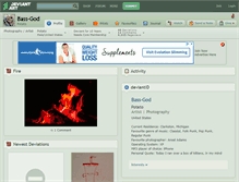 Tablet Screenshot of bass-god.deviantart.com