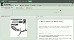 Desktop Screenshot of html-lord.deviantart.com